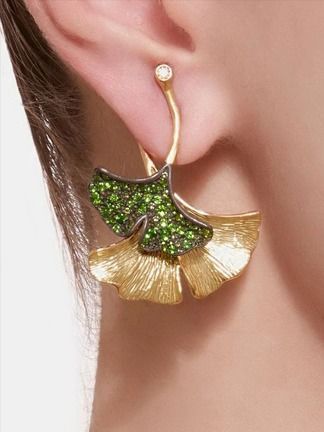 Description Style: Bohemia Type: Earrings Color: Gold Weight: 6.7g Size: About 2.65*1.95 cm / 1.04*0.77'' Material: 14K Gold Plated Package Includes: 1 x Earrings Ginkgo Earrings, Bijoux Art Nouveau, Crystal Wedding Jewelry, Ginkgo Biloba, Leaf Jewelry, Diy Schmuck, Contemporary Jewelry, Gold Jewelry Fashion, Leaf Earrings