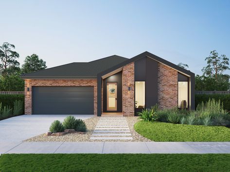 View 29 - New Home Builders and Home Designs in Aspire, Plumpton, Mickleham, Melbourne and Northern Suburbs Front Profile, Recycled Brick, House Facades, Affordable House Plans, Future Farms, Exclusive Homes, New Home Builders, Messina, New Home Designs