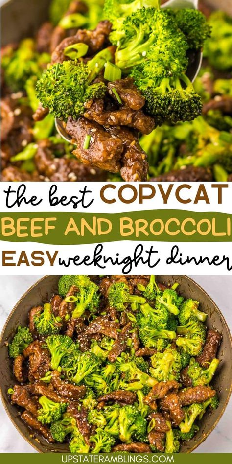 Recreate the magic of Panda Express at home with this easy and delicious Beef & Broccoli recipe. Perfect for a healthy weeknight dinner, this dish combines tender beef and crisp broccoli in a flavorful sauce. It's a quick meal that will satisfy your cravings without the takeout cost. Dinner Ideas Using Beef, Instant Pot Beef And Broccoli Stew Meat, Beef And Broccoli With Leftover Steak, Boneless Beef Steak Recipes, Beef And Broccoli Panda Express, Broccoli Beef Stir Fry Easy, Tender Beef And Broccoli, Easy Broccoli Beef Recipe, Blackstone Beef And Broccoli