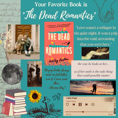 The Dead Romantics Aesthetic, The Dead Romantics Book, Romantics Aesthetic, The Dead Romantics, Ashley Poston, Characters Aesthetic, Recommended Books, Reading Area, Recommended Books To Read