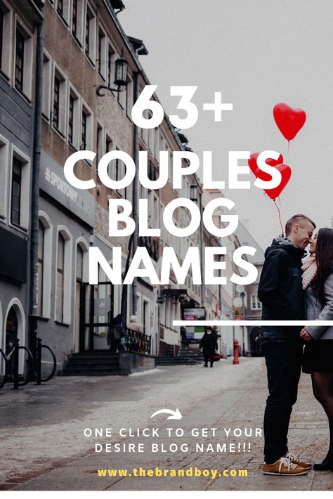 Here we present you with some catchy couples blog names for that great couple bonding Couple Id Name Ideas, Couples Names Ideas, Couple Page Name Ideas Instagram, Couple Insta Id Name Ideas, Life360 Group Names For Couples, Couple Pinterest Board Names, Instagram Couple Name Ideas, Couple Account Names For Instagram, Couple Username Ideas