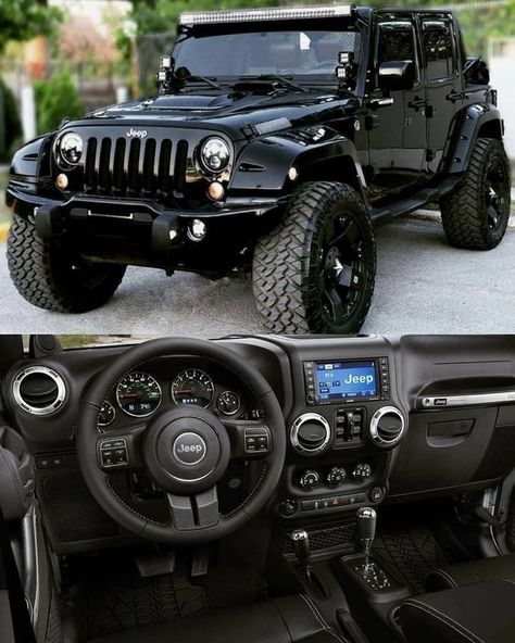 Jeep Guys, Black Jeep Wrangler, Custom Jeep Wrangler, Jeep Wrangler Accessories, Jeep Wrangler Unlimited Rubicon, Black Jeep, Dream Cars Jeep, Custom Jeep, Lux Cars