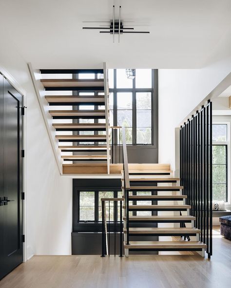 Amy Storm & Company on Instagram: “Staircases come in all shapes and sizes and and can be a key design defining element in a house. If you’re building a new home, consider if…” Kitchen Dining Nook, Area Room Rugs, Open Staircase, Stair Decor, Quality Cabinets, Dining Nook, House Stairs, Building A New Home, Stairs Design