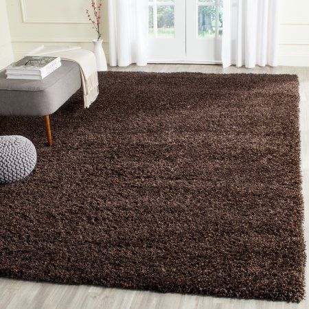 Safavieh California Solid Plush Shag Area Rug or Runner, Brown Brown Shag Rug, Brown Carpet, Shag Carpet, Taupe Rug, Solid Area Rugs, Solid Rugs, Brown Area Rug, Grey Carpet, Modern Carpet