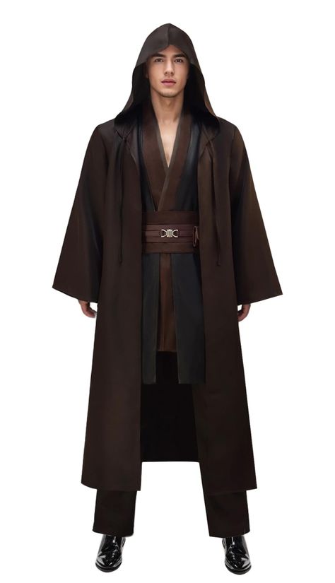 PRICES MAY VARY. Men's Anakin Skywalker Costume Anakin Tunic Hooded Robe Full Set Jedi Costume Robe Adult Obi Wan Costume Luke Skywalker Outfits Cosplay Cloak for Halloween. Includes Full Uniform: Tunic Costume + Pants + Hooded Robe + Belt + Bag + Tabard. The comprehensive package makes it convenient for buyers looking for a complete Anakin Skywalker ensemble for cosplay or Halloween. True to Size: US Men Size. Sizing runs true making it easy to find the right fit for your body type with measure Blonde Man Halloween Costume, Diy Anakin Skywalker Costume, Funny Men Costumes, Easy Men Halloween Costumes Guys, Men’s Halloween Costumes 2023, Anakin Skywalker Halloween Costume, Men Costumes Halloween Guys, Obi Wan Costume, Guy Costumes Halloween