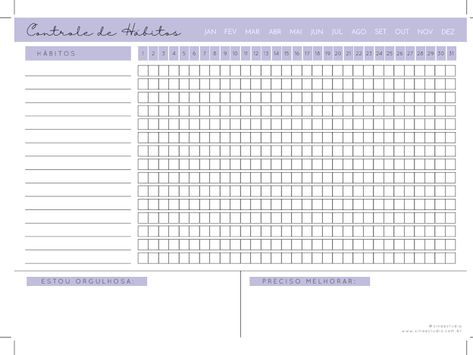 Controle de Hábitos Mensal - Google Drive Google Drive, Drive