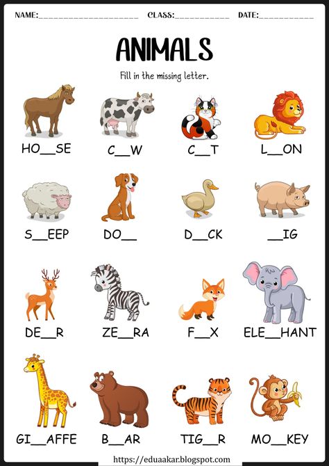 Animals Activity For Kindergarten, Uses Of Animals Worksheet, Animal English Worksheet, Worksheet Animals For Kids, Animal Worksheets Kindergarten, Domestic And Wild Animals Worksheets, Animals For Kids Teaching, Worksheets About Animals, Animals Worksheet For Grade 1