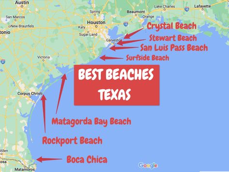 7 Best Beaches in Texas to Visit in April 2022 Gulf Coast Road Trip, Beaches In Texas, Surfside Beach Texas, Best Beaches In Texas, Texas Travel Guide, Beach Road Trip, Galveston Beach, Texas Beaches, American Landmarks