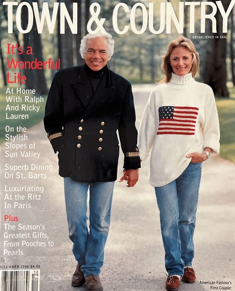 Ricky Lauren, Town And Country Magazine, Ralph Lauren 90s, 90s Ralph Lauren, Country Magazine, Designer Ralph Lauren, Into The West, Curvy Style, Fashion Curvy