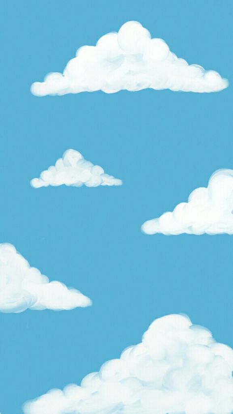 Sky Cartoon, Cloudy Sky, Landscape Illustration, Phone Wallpaper, Wallpapers, Collage, Iphone, Pins, Quick Saves