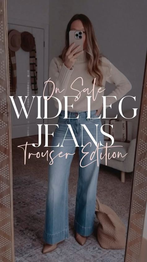 Petite denim trouser in Wesly wash curated on LTK Trouser Jeans Outfit, Jean Trousers Outfit, My Ride Or Die, Outfit Petite, Wide Leg Jeans Outfit, 2023 Outfits, High Waist Wide Leg Jeans, Trouser Outfit, Trouser Outfits