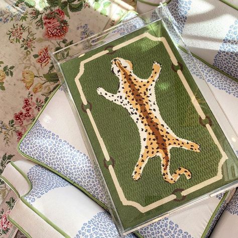 Lycette Needlepoint (@lycettedesigns) • Instagram photos and videos Lycette Needlepoint, Needlepoint Stitches, Needlepoint Designs, Needle Point, February 8, Needlepoint Patterns, Needlepoint Canvases, Acrylic Tray, Eyeglass Case