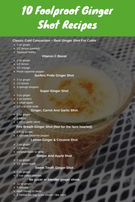 Ginger Shots Recipe With Juicer, Benefits Of Tumeric Shots, Healthy Ginger Shots, Immunity Shots Without A Juicer, Mucus Clearing Ginger Shots, Gut Healthy Shots, Ginger Shots Juicer, Wellness Shots For Cold, Probiotic Shots Recipe