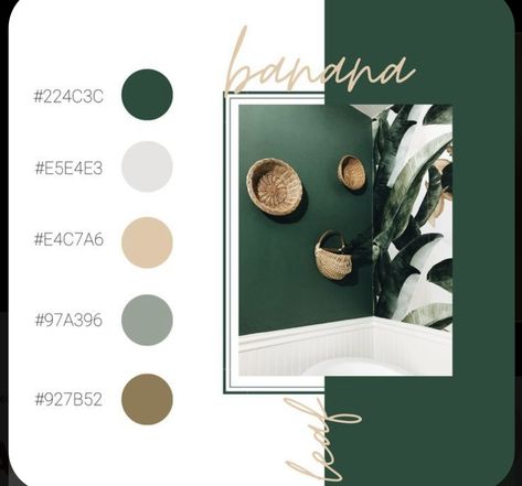 Green Color Palette Business, Palm Green Color Palette, Neutral Tan Color Palette, Palm Color Palette, Green And Gold Branding Color Palettes, Green Room Palette, Green Logo Color Palette, Cool Green Color Palette, Emerald Green Branding Color Palette