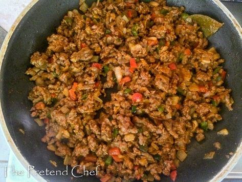 Empanada Beef Filling, Empanada Filling Recipes Ground Beef, Beef Empanada Filling Recipe, Empanadas Filling Recipe, Empanada Filling Recipes, Empanada Filling, Empanadas Recipes, Beef Picadillo, Football Foods