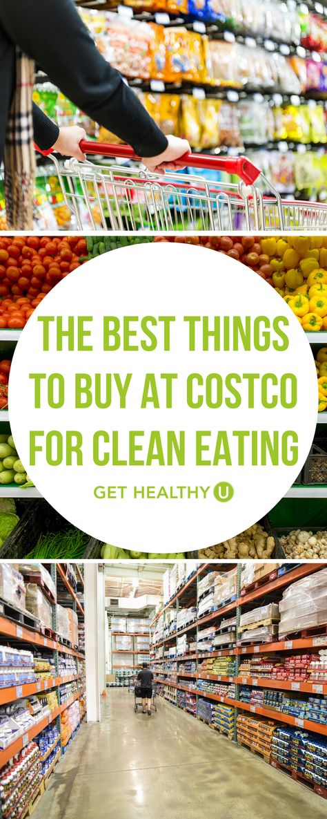 Check out our article on what healthy foods you can find at Costco! Grocery shopping can be challenging, especially if you're cooking for a group, and this list will tell you what key items to get while you're inside this big box store! Costco Grocery, Healthy Foods To Buy, Things To Buy At Costco, Best Healthy Foods, Costco Shopping List, Costco Shopping, Costco Meals, Costco Finds, Best Things To Buy