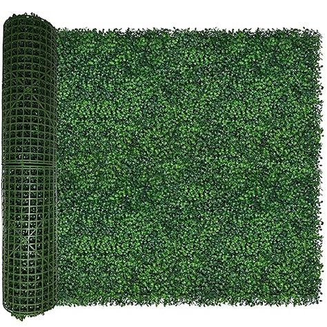 Outdoor Green Wall, Ivy Privacy Fence, Boxwood Hedge Wall, Hedge Plants, Greenery Backdrop, Wall Screen, Fake Leaves, Fence Privacy, Faux Boxwood