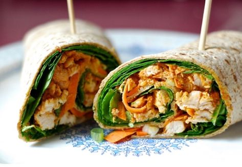 240 Weed Edible Recipes Because F*ck It, Let's Get High | Autostraddle Thai Peanut Chicken Wrap, Spicy Chicken Wrap, Spicy Sandwich, Cannibis Recipes, Thai Peanut Chicken, Cup Of Soup, Chicken Wrap, Thai Peanut, Peanut Chicken