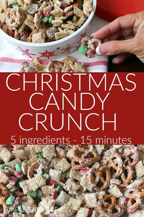 Christmas Candy Recipes, Christmas Board, Chex Mix, Think Food, Easy Treats, Christmas Snacks, Köstliche Desserts, Christmas Cooking, Snack Mix