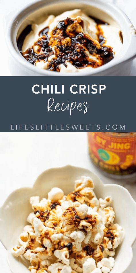 How To Use Chili Crisp, Uses For Chili Crisp, Recipes With Chili Crunch, Chilli Crisp Recipe, Spicy Chili Crisp Recipes, Recipes Using Chili Crisp, Chili Crisp Recipe Ideas, Recipes With Chili Crisp, Chili Crisp Uses