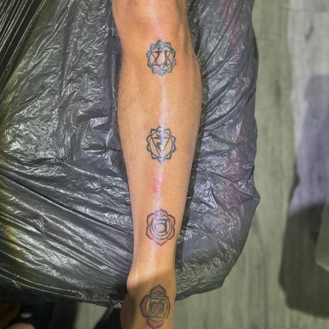 5th of 7 chakras added. Speak your truth through your skin. 🌬️ The Throat Chakra, seated in the center of our voice and self-expression, is all about clarity, honesty, and creativity. Adding this energy to your leg tattoos grounds your words, reminding you to walk the talk. 💙 Vibrate with authenticity in every step you take.”** • • DM for enquiries • • **Hashtags:** #ThroatChakra #Vishuddha #ChakraTattoos #LegTattoos #ThroatChakraTattoo #SpeakYourTruth #TattooInspo #TattooArt #TattooJ... Walk The Talk, Speak Your Truth, Every Step You Take, 7 Chakras, Throat Chakra, The Talk, Leg Tattoos, Art Tattoo, Your Skin