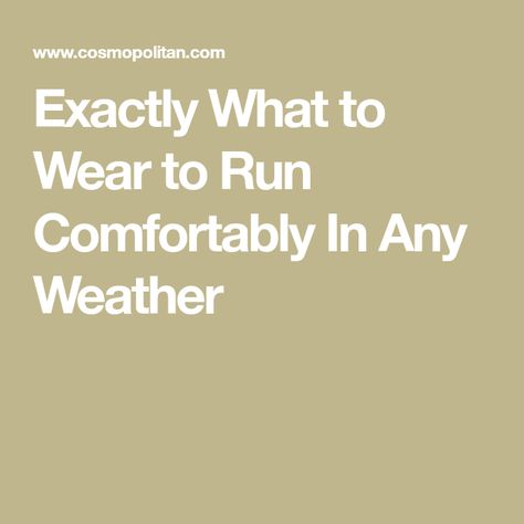 Exactly What to Wear to Run Comfortably In Any Weather 40 Degree Running Outfit, Female Runner, What Should I Wear, Running Clothes, Strength Training, Get Ready, What To Wear, Running, Health