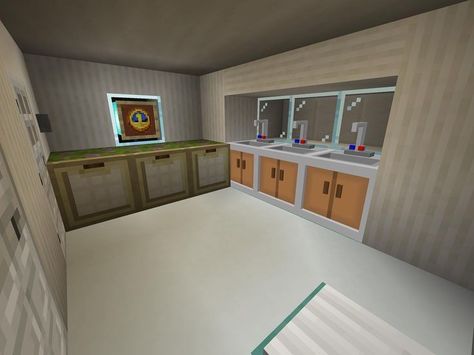 Minecraft Office, Mini Pantry, Manager Office, Minecraft Memes, Minecraft Pe, Minecraft Building, Minecraft Creations, Work Desk, Episode 3