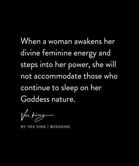 �😂 I'm an anaemic "goddess".. ha.. I joke.. I'd never call myself a goddess. But I do believe in the goddess energy that's available for everyone to tap into. I'm not a self styled expert in anything. Even things I'm credentualled in. There is ALWAYS more to learn. Divine Feminine Quotes, Vex King, Divine Feminine Goddess, Feminine Quotes, Goddess Quotes, Feminine And Masculine, Divine Feminine Energy, Divine Feminine Spirituality, Energy Quotes