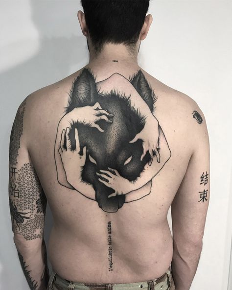 Tatoo Dog, Tato Dada, P Tattoo, 4 Tattoo, Wolf Tattoo Design, Tattoo Artwork, Tattoo Designs For Men, Badass Tattoos, Wolf Tattoos