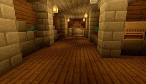 Minecraft Hallway, Hallway, Minecraft, Building