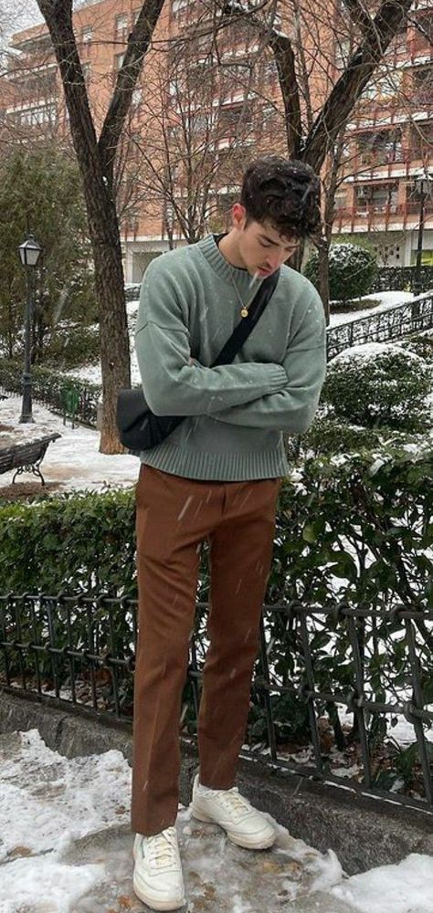 Tall Guy Outfits, Earth Tone Outfits Men, Outfit Hombre Casual, Earth Tone Outfits, Soft Boy Aesthetic, Boyfriend Outfit, Guy Fits, Aesthetic Outfits Men, Outfits Hombre