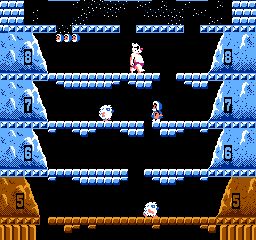 Popo, Polar Bear and the topis - Ice Climbers - Ice Climber - Nintendo Entertainment System - Nintendo Ice Climber, Gaming Environment, Wooden Games, Nintendo Entertainment System, Entertainment System, Hama Beads, Polar Bear, Nintendo, Gaming