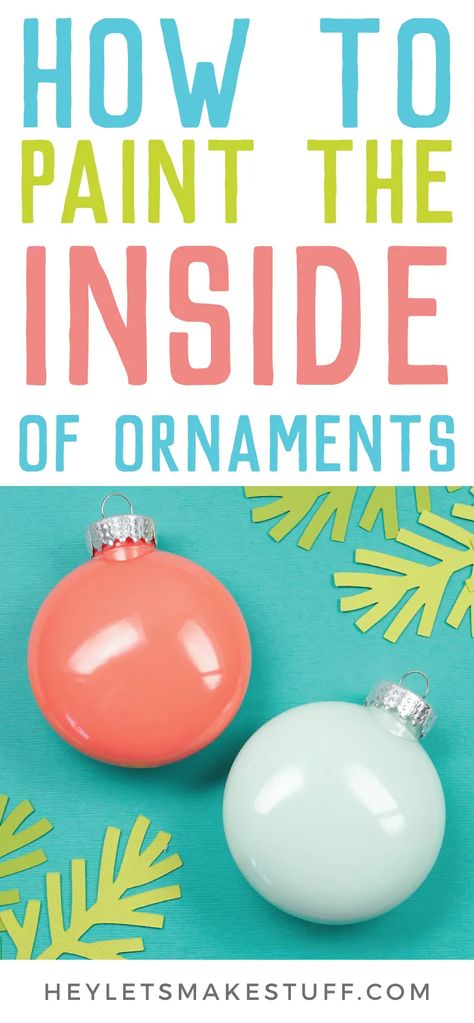 Want to paint the inside of an ornament? Here are the basic steps and tips and tricks to help ease your frustration and mess! Perfect for custom Christmas ornaments for sale or gifts. Glass Ornaments Diy, Vinyl Ornaments, Clear Plastic Ornaments, Clear Christmas Ornaments, Neli Quilling, Grinch Ornaments, Clear Ornaments, Painted Christmas Ornaments, Custom Christmas Ornaments