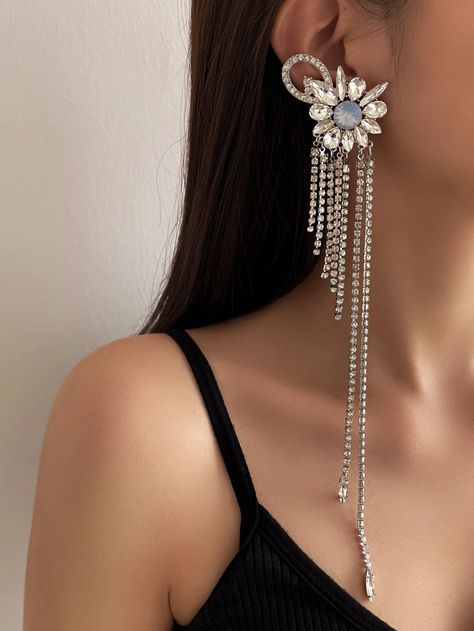 Long dangle earrings