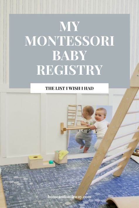 Montessori Nursery Ideas, Newborn Montessori, Montessori Newborn, Montessori Toddler Rooms, Newborn Registry, Montessori Infant Room, Montessori Home, Montessori At Home, Montessori Mobile