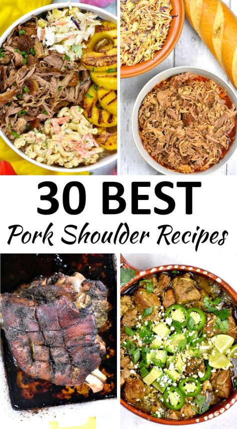 Pork Butts In The Crock Pot, Pork Vindaloo, Recipes Using Pork, Braised Pork Shoulder, Smoked Pork Shoulder, Slow Cooker Recipes Pork, Pork Shoulder Recipes, Pulled Pork Tacos, Slow Cooked Pork