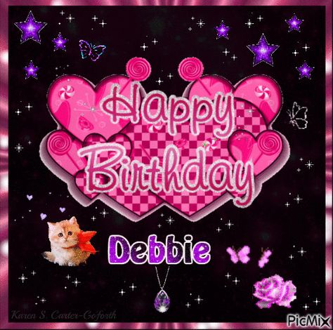 Happy Birthday Debbie, Birthday Aunt, Happy Birthday Aunt, Birthday Wishes With Name, Birthday Wishes Flowers, Birthday Greetings Friend, Happy Birthday Greetings Friends, Birthday Wishes For Friend, Happy Birthday Name