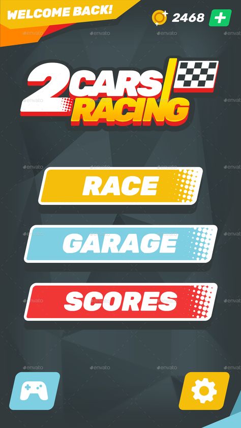 Game Assets for 2 Cars Racing #Assets, #Game, #Racing, #Cars Word Games For Kids, Ui Buttons, Car Ui, Graphics Game, Game 2d, Car Game, Game Gui, Car Theme, Cars Racing