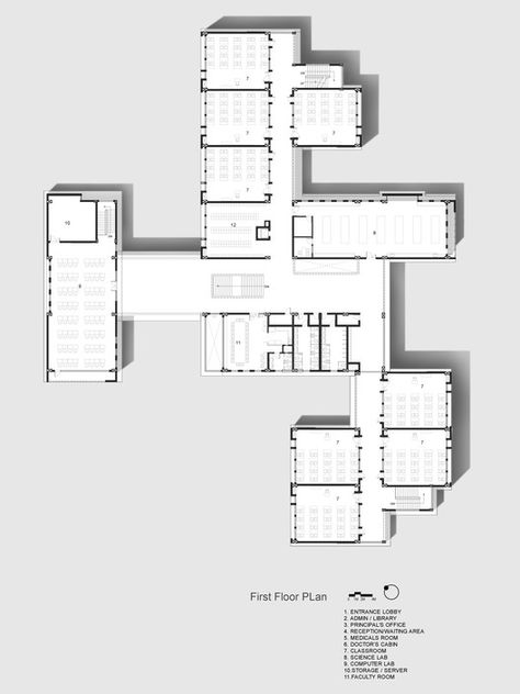 Schools Plans Architecture, Plan Of School Architecture, High School Blueprints, School Floor Plan Architecture, School Building Design Floor Plans, School Architecture Plan, School Blueprints, High School Floor Plan, School Layout Plan