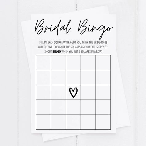 Bingo Printable Free, Bridal Shower Games Prizes, Bridal Shower Bingo, Bridal Shower Inspo, Bingo Template, Bridal Shower Planning, Bridal Bingo, Bridal Shower Printables, Bridal Shower Inspiration