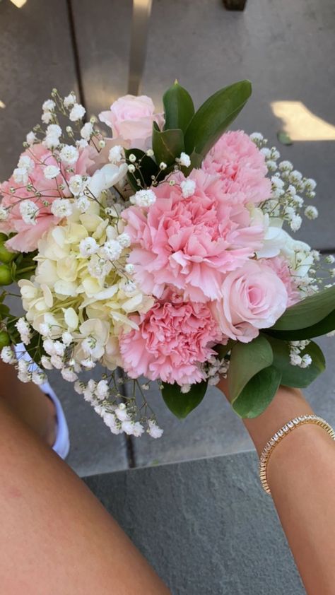 Prom Flowers Bouquet, Homecoming Flowers, Prom Bouquet, Flower Boquet, Pink Flower Bouquet, White Flower Bouquet, Boquette Flowers, Light Pink Flowers, Prom Flowers