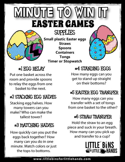 Easter Sensory Table Ideas, Easter Activities For Students, Easter Sunday Kids Church, Easter Office Games, Church Easter Games For Kids, Easter Hunt For Teens, Fun Easter Ideas For Kids, Easter Homeschool Activities, Easter Games For Kids Outdoor