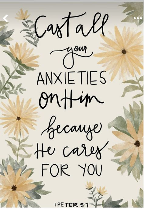 Cast All Your Worries On Him, 1 Peter 5:7 Wallpaper, Cast Your Cares, Bible Verse Prints, Prayer Scriptures, Inspirational Bible Quotes, Bible Verses Quotes Inspirational, Bible Quotes Prayer, Inspirational Bible Verses