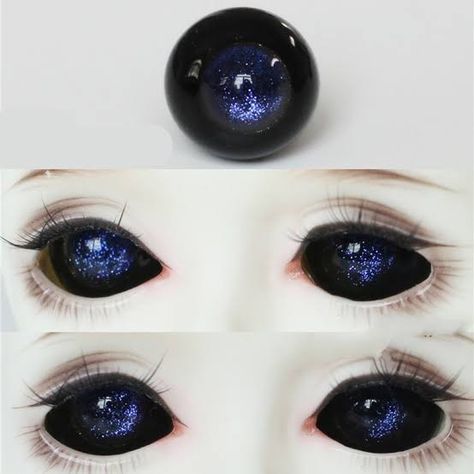 Colorful Eye Contacts, Cool Eye Colors, Eye Contacts Aesthetic, Eye Color Ideas, Pretty Eye Colors, Tips For Eyebrows, Blue Black Aesthetic, Blue Plushie, Diy Clothes Organization