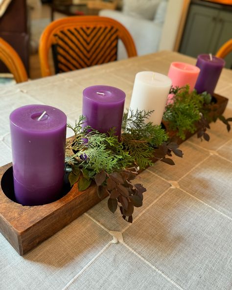 This hand made Farmhouse Candleholder is one of my new favorite things! I grabbed it for the store for Advent candles but couldn’t wait to use it! It looks just as stunning with Fall colored candles if I do say so myself!! We only have a few- snag one today! Advent Candle Holders, Church Advent Candle Display, Wooden Advent Wreath, Advent Wreath Wood, Advent Wreath Ideas Homemade, Simple Advent Wreath, Advent Candle Wreath, Advent Wreath Candles, Catholic Candles