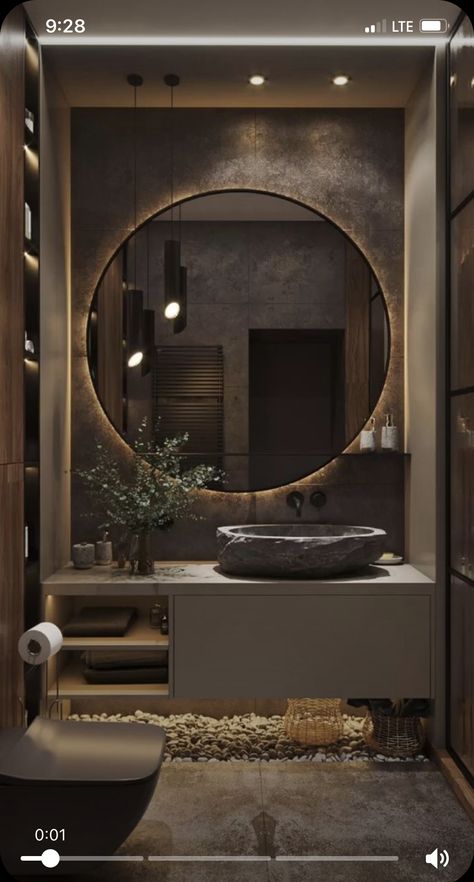 Drømme Bad, Interior Design India, Bathroom Vanity Remodel, Top Bathroom Design, Bathroom Interior Design Modern, Bathroom Design Trends, Washroom Design, Powder Room Small, Bad Inspiration