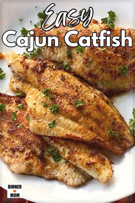 Cajun Catfish Recipes Fried Fish, Frozen Catfish Recipes, Low Carb Catfish Recipes, Catfish Filets Recipes, Ways To Cook Catfish, Cooking Fish On Stovetop, Sauteed Catfish Recipe, How To Cook Catfish Fillets, Pan Seared Catfish Fillets