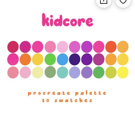 Kidcore Colour Palette, Trio Color Palette, Indie Colour Palette, Childhood Color Palette, Early 2000s Color Palette, Meat Color Palette, Joy Color Palette, Loud Color Palette, Childish Color Palette