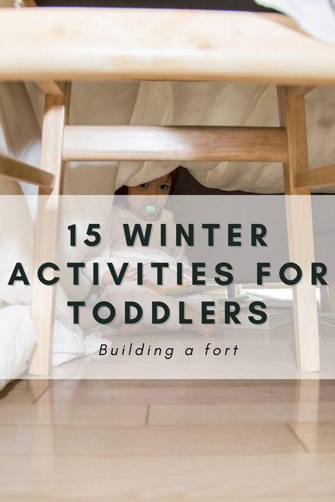 Winter is here and that means creating playtime for toddlers based on the weather. Check out these 15 winter activities for toddlers! Baby Winter Activities, Winter Ideas For Toddlers, Winter Activities For One Year Olds, Cold Weather Activities For Toddlers, Winter Activities Toddlers, Winter Baby Activities, Winter Activity For Toddlers, Winter Cognitive Activities For Toddlers, Inside Toddler Activities Winter