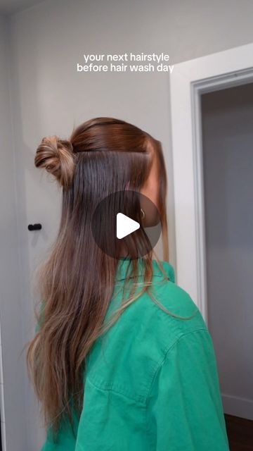 Leslie Catherine on Instagram: "this is the cutest hairstyle I’m obsessed🤩" May 1, Hair Ideas, Cute Hairstyles, The Cutest, Fitness Motivation, Hairstyles, Hair Styles, Hair, On Instagram